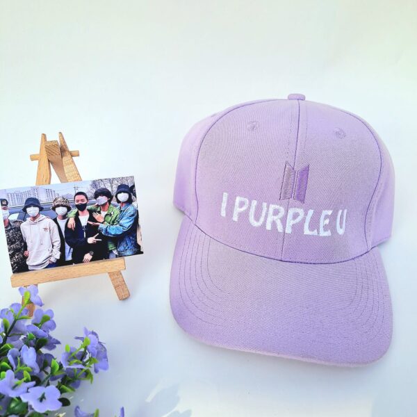 Cap I purple U BTS Magic Shop Peru 300x300 1