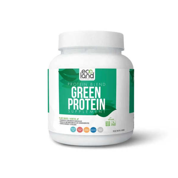 Ecoland Green Protein Vainilla Pomo X 1000g